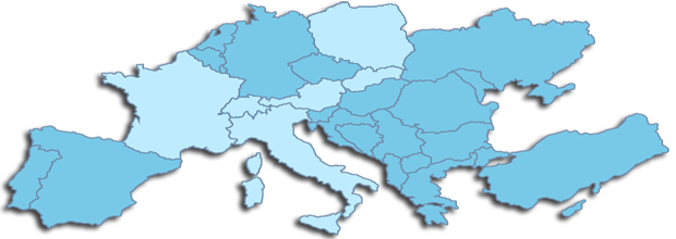 mapa Európy